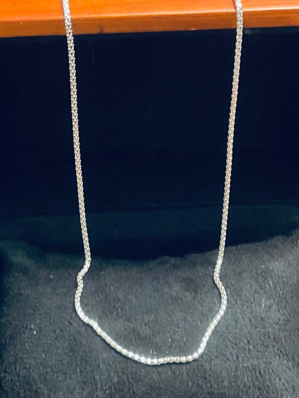 🇮🇹 30” Italian 925 Sterling Silver Rounded Venetian Box Chain Necklace